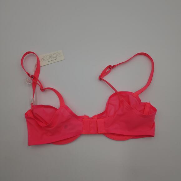 Aerie SMOOTHEZ Unlined Balconette Bra in Luminous Rose Size 32B - Picture 6 of 8
